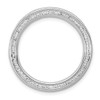 Lex & Lu 14k White Gold Lab Grown Diamond SI1/SI2, G H I, Circle Pendant LAL2318 - Lex & Lu