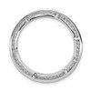 Lex & Lu 14k White Gold Lab Grown Diamond SI1/SI2, G H I, Circle Pendant LAL2318 - 3 - Lex & Lu