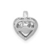 Lex & Lu 14k White Gold Vibrant Lab Grown Diamond SI1/SI2, G H I, Pendant LAL2336 - 3 - Lex & Lu