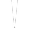 Lex & Lu 14k White Gold True Origin Lab Grown Dia VS/SI, Floral Pendant Necklace LAL2462 - 2 - Lex & Lu