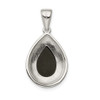 Lex & Lu Sterling Silver Onyx Pendant LAL24450 - 3 - Lex & Lu