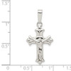 Lex & Lu Sterling Silver Polished Crucifix Pendant LAL24471 - 3 - Lex & Lu