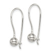 Lex & Lu Sterling Silver 5mm Ball Earrings LAL24478 - 2 - Lex & Lu