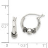 Lex & Lu Sterling Silver Hoop Earrings LAL24487 - 4 - Lex & Lu