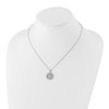 Lex & Lu Sterling Silver White Ice .025ct. Diamond Initial H Necklace - 4 - Lex & Lu