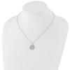 Lex & Lu Sterling Silver White Ice .025ct. Diamond Initial Q Necklace - 4 - Lex & Lu