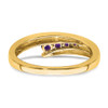 Lex & Lu 14k Yellow Gold Amethyst Ring LAL4066 - 6 - Lex & Lu