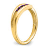 Lex & Lu 14k Yellow Gold Amethyst Ring LAL4066 - 7 - Lex & Lu