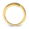 Lex & Lu 14k Yellow Gold Emerald Ring LAL4072 - 2 - Lex & Lu