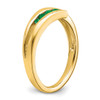 Lex & Lu 14k Yellow Gold Emerald Ring LAL4072 - 7 - Lex & Lu