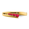 Lex & Lu 14k Yellow Gold Ruby Ring LAL4076 - 5 - Lex & Lu