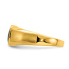 Lex & Lu 14k Yellow Gold Onyx & Diamond Men's Ring LAL4464 - 4 - Lex & Lu