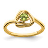 Lex & Lu 14k Yellow Gold Peridot Ring - Lex & Lu