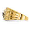 Lex & Lu 14k Yellow Gold Onyx & Diamond Men's Ring LAL4830 - 4 - Lex & Lu