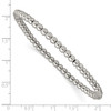 Lex & Lu Stainless Steel Polished Beaded Stretch Bracelet LAL5303 - 3 - Lex & Lu