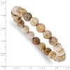 Lex & Lu Chrysanthemum Agate Beaded Stretch Bracelet - 3 - Lex & Lu