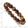 Lex & Lu Yellow Tiger's Eye Agate Beaded Stretch Bracelet LAL5417 - 3 - Lex & Lu