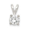Lex & Lu Sterling Silver CZ Pendant LAL24674 - Lex & Lu