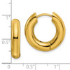 Lex & Lu Stainless Steel Polished Yellow IP-plated 5mm Hinged Hoop Earrings LAL5720 - 4 - Lex & Lu