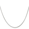 Lex & Lu Stainless Steel Polished 1.2mm Square Snake 20'' Chain Necklace - 2 - Lex & Lu