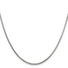 Lex & Lu Stainless Steel Polished 1.5mm Square Snake 24'' Chain Necklace - 2 - Lex & Lu