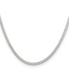 Lex & Lu Stainless Steel Polished 3.4mm 20'' Herringbone 24'' Chain Necklace - 2 - Lex & Lu