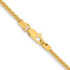 Lex & Lu Stainless Steel Pol. Yellow IP-plated 3mm Cyclone 24'' Chain Necklace - 3 - Lex & Lu