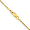 Lex & Lu Stainless Steel Pol. Yellow IP-plated 1.7mm Cyclone 24'' Chain Necklace - 3 - Lex & Lu