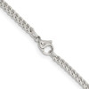 Lex & Lu Stainless Steel Polished 2.5mm 20'' Franco Chain Necklace - 3 - Lex & Lu