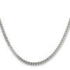 Lex & Lu Stainless Steel Polished 3mm 22'' Franco Chain Necklace - 2 - Lex & Lu