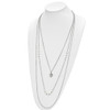 Lex & Lu Stainless Steel Polished Freshwater Cultured Pearls Tree 31'' Necklace - 2 - Lex & Lu