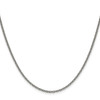 Lex & Lu Titanium Polished 2.25mm 18'' Cable Chain Necklace - 2 - Lex & Lu