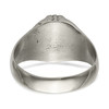 Lex & Lu Stainless Steel Antiqued and Polished Lion Head Ring- 6 - Lex & Lu