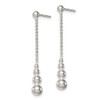 Lex & Lu Sterling Silver Dangle Post Earrings LAL24802 - 2 - Lex & Lu