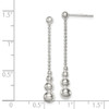 Lex & Lu Sterling Silver Dangle Post Earrings LAL24802 - 4 - Lex & Lu