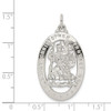 Lex & Lu Sterling Silver Saint Christopher Medal LAL24938 - 3 - Lex & Lu