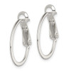 Lex & Lu Sterling Silver Hoop Clip Back Earrings LAL24959 - 2 - Lex & Lu