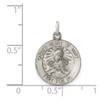 Lex & Lu Sterling Silver Antiqued Sacred Heart of Mary Medal LAL25120 - 3 - Lex & Lu