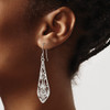 Lex & Lu Sterling Silver Filigree Earrings LAL25137 - 3 - Lex & Lu