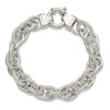 Lex & Lu Sterling Silver Fancy Link Bracelet 7.75'' LAL25171 - 4 - Lex & Lu