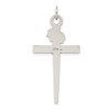 Lex & Lu Sterling Silver Antiqued Crucifix Pendant LAL25321 - 4 - Lex & Lu