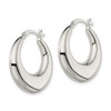 Lex & Lu Sterling Silver Hoop Earrings LAL25348 - 2 - Lex & Lu