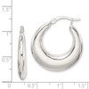 Lex & Lu Sterling Silver Hoop Earrings LAL25348 - 4 - Lex & Lu
