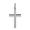 Lex & Lu Sterling Silver Laser Designed Cross Charm LAL25469 - Lex & Lu