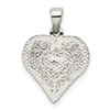 Lex & Lu Sterling Silver Polished Filagree Heart Pendant LAL35944 - 4 - Lex & Lu