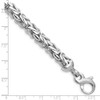 Lex & Lu Sterling Silver Polished Link Bracelet 7.75'' LAL36002 - 3 - Lex & Lu