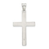 Lex & Lu Sterling Silver Texture, Brushed, Latin Cross Pendant LAL36059 - 4 - Lex & Lu