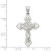 Lex & Lu Sterling Silver Polished INRI Crucifix Pendant LAL36077 - 3 - Lex & Lu