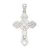 Lex & Lu Sterling Silver Polished INRI Crucifix Pendant LAL36077 - 4 - Lex & Lu