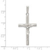 Lex & Lu Sterling Silver Polished Hollow Crucifix Cross Pendant LAL36103 - 3 - Lex & Lu